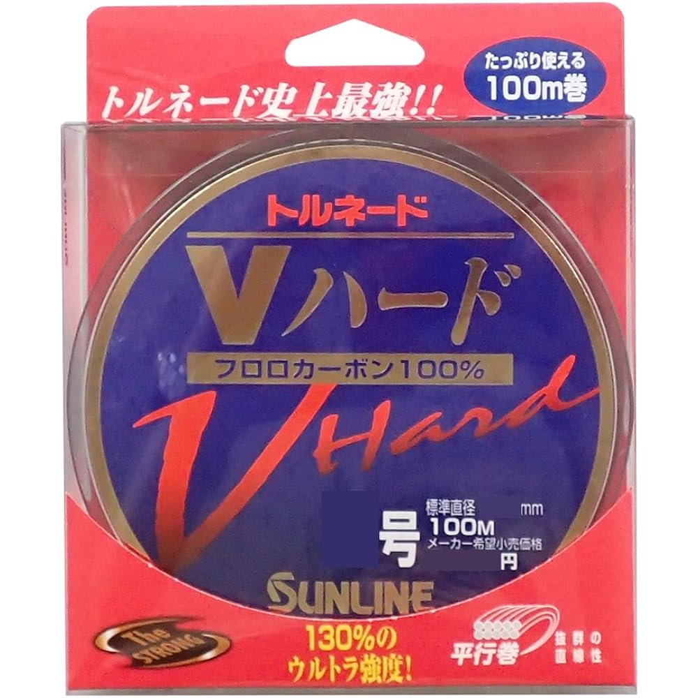 SUNLINE Harris Tornado V Hard 100 Fluorocarbon 100m