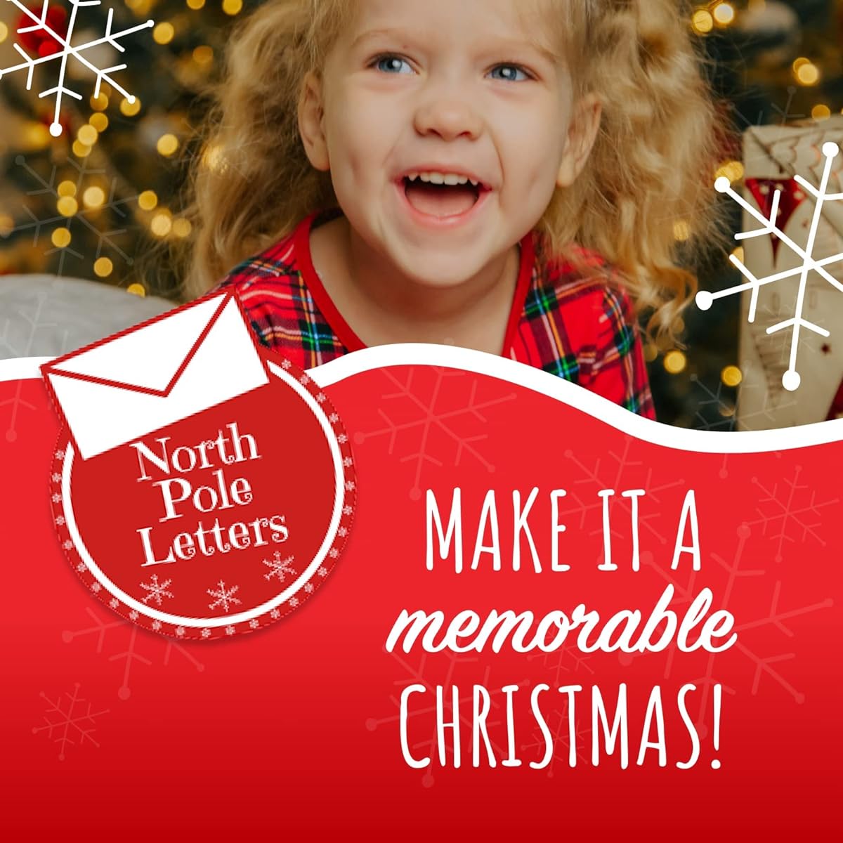 North Pole Letters Personalized Christmas Letters from Santa Claus | Custom Letters from Santa to Your Kids Mailed to Your Kids from North Pole