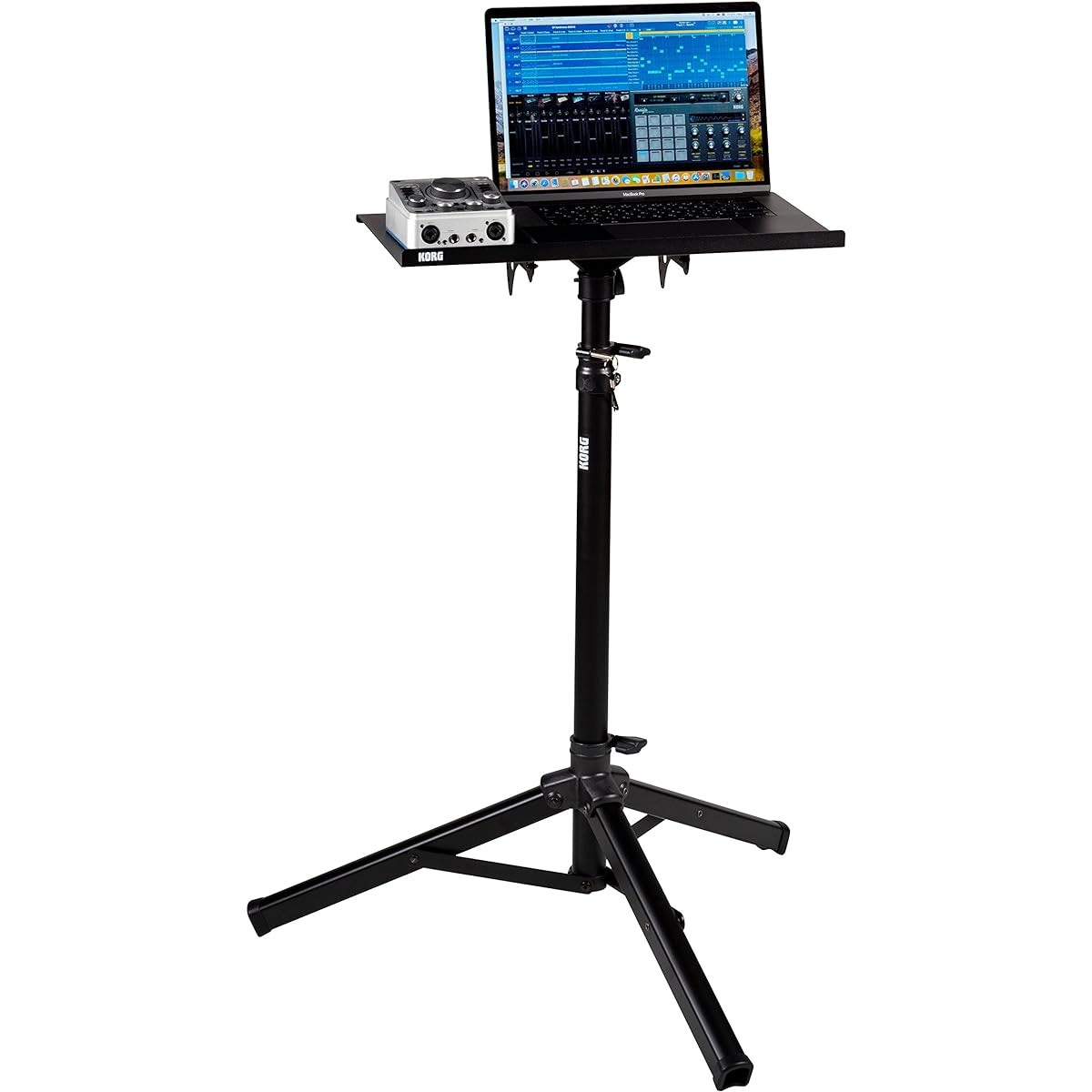 KORG Compact Multi Stand ST-PC2 Laptop Stand Height Adjustable Standing Desk