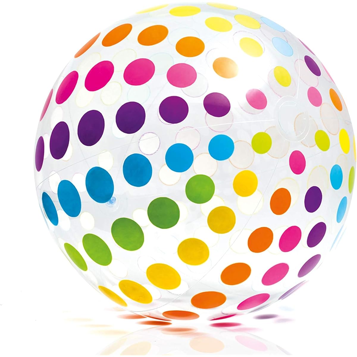 INTEX Jumbo Inflatable Big Panel Colourful Giant Beach Ball (Set of 4) 59065EP
