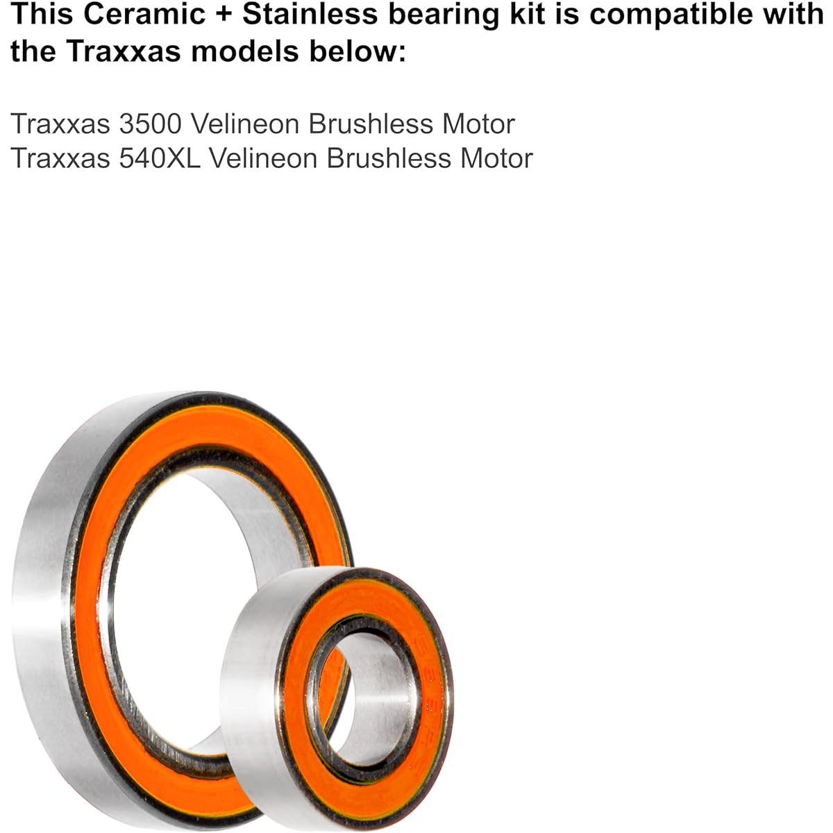 Winter Evening – Traxxas 3500 Velineon Brushless Motor Bearing Kit | Stainless Steel + Ceramic