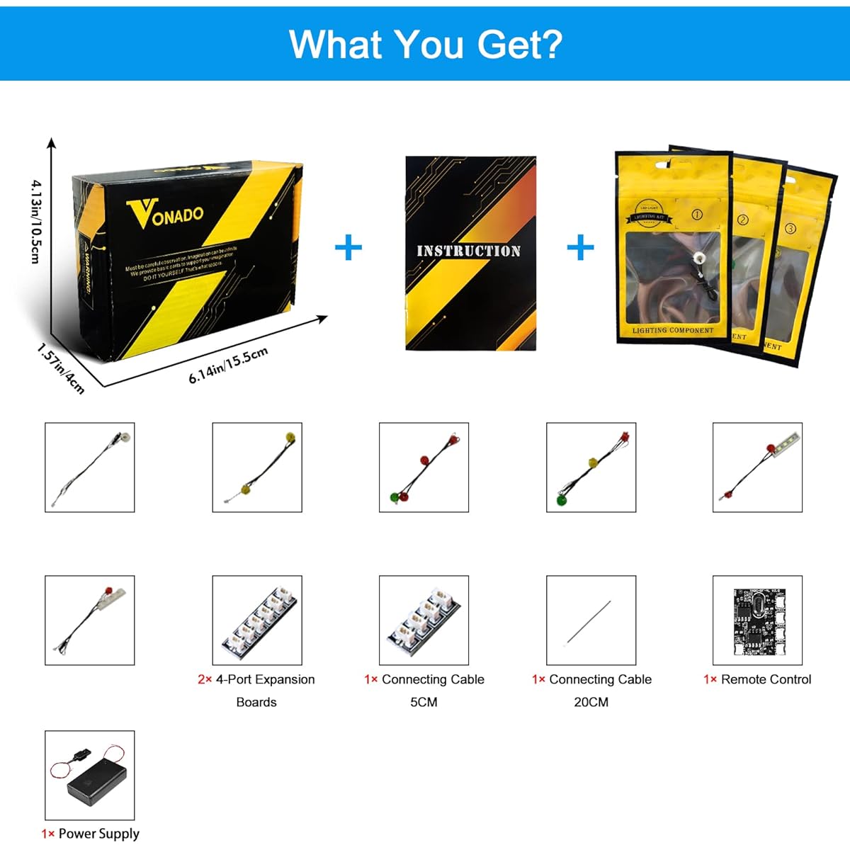 VONADO LED Light Kit LEGO Horizon Forbidden West Tallneck 76989 Assembly Set (Light Only, No Model) DIY Lighting Compatible with LEGO Tallneck (Remote Control Version)