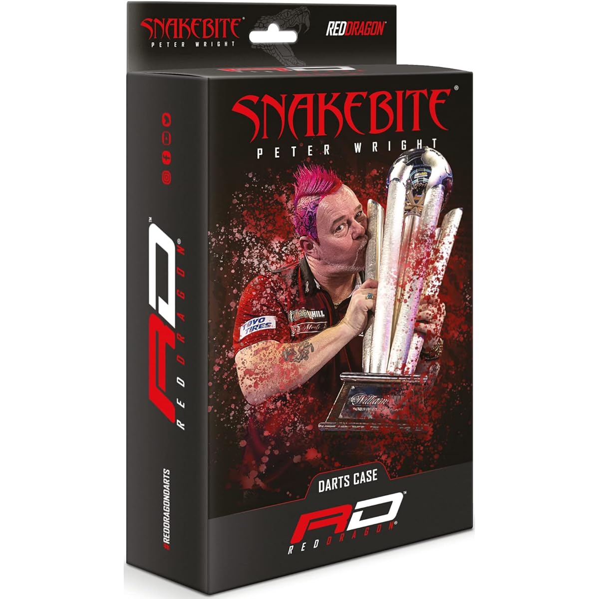 RED DRAGON Peter Light Snake Bite Super Tour Dart Case
