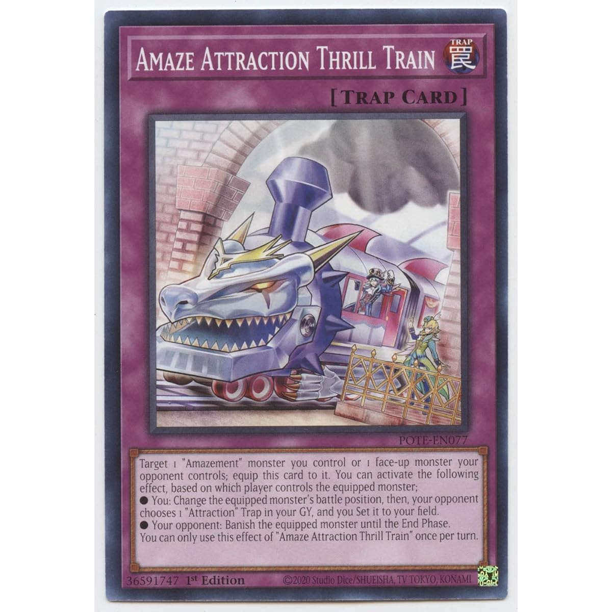 Amaze Attractions Thrill Train - POTE-EN077 - Common - 1st Edition