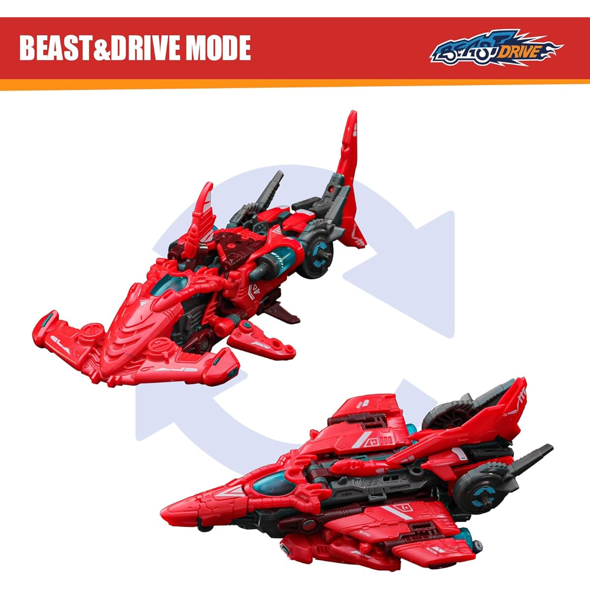 52TOYS BEASTDRIVE BD-04 Abyss Sweeper Deformation Toy Action Figure Vehicle and Beast Transformation Perfect Birthday Party Gift for Teens and Adults