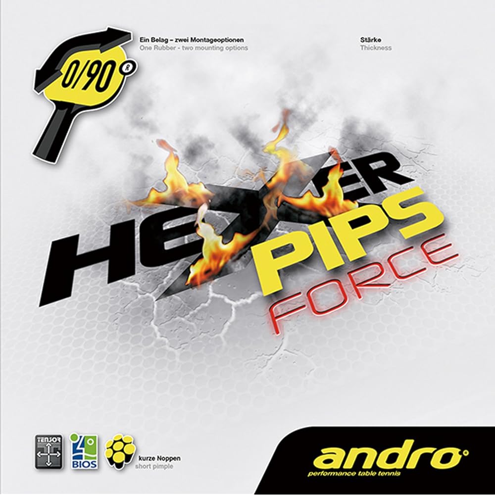 andro table tennis rubber tension type table soft rubber hexer pips force 112274