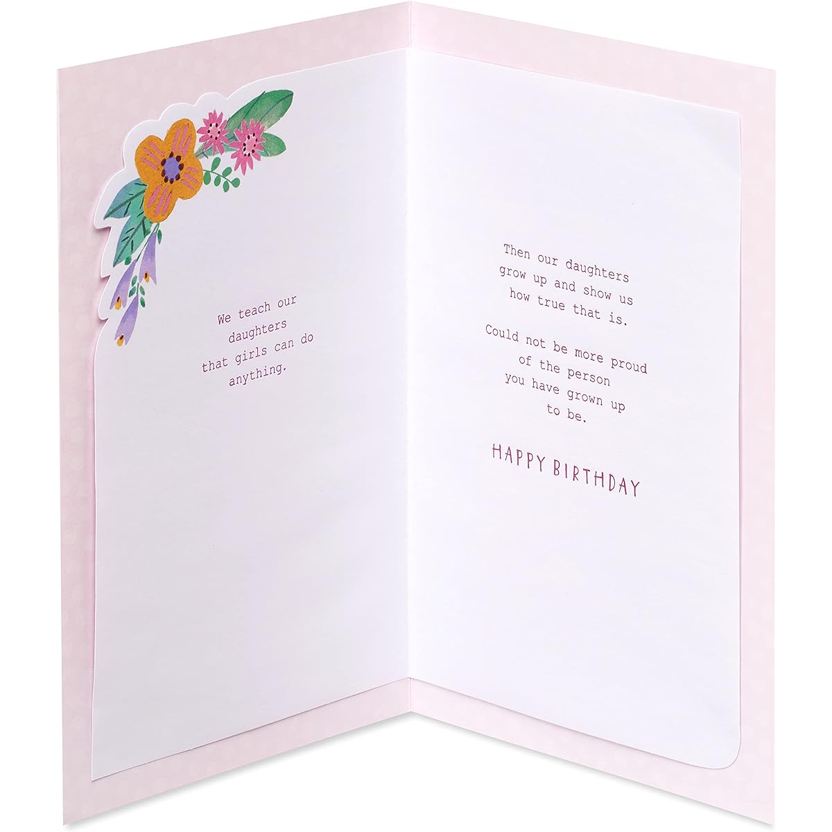 American Greetings Birthday Card for Daughter (Girls Can Do Anything)