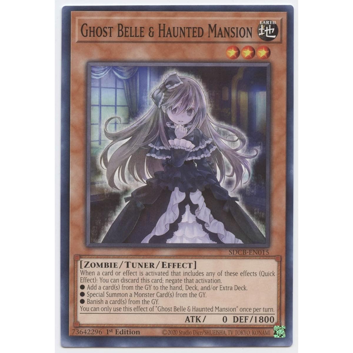 Ghost Bell & Haunted Mansion - SDCB-EN015 - Common - First Edition