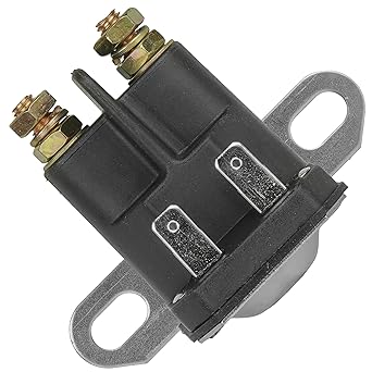 Caltric Starter Relay Solenoid Compatible Models: John Deere D100 E100 L100 LA105 LT150 LTR166 32990, AM138497.