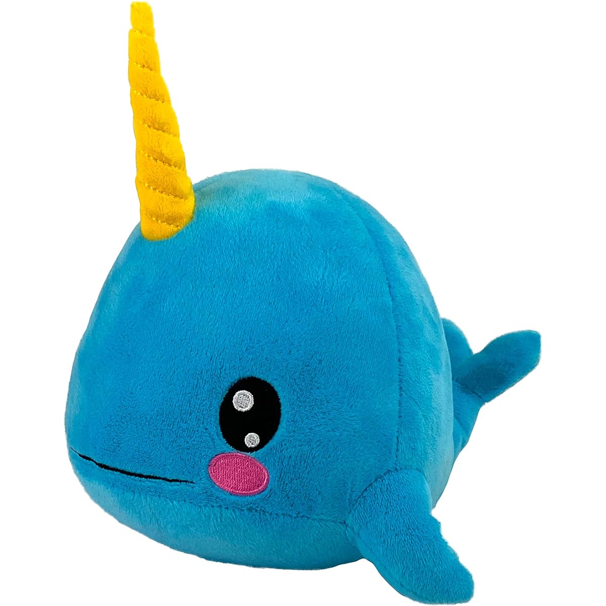 Bleacher Creatures Kuricha 6" Narwhal Sitting Plush - Soft Chibi Inspired Toy