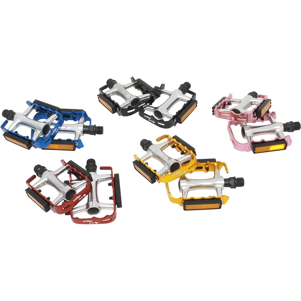 WELLGO Aluminum Cage Pedal Red M248DU Red