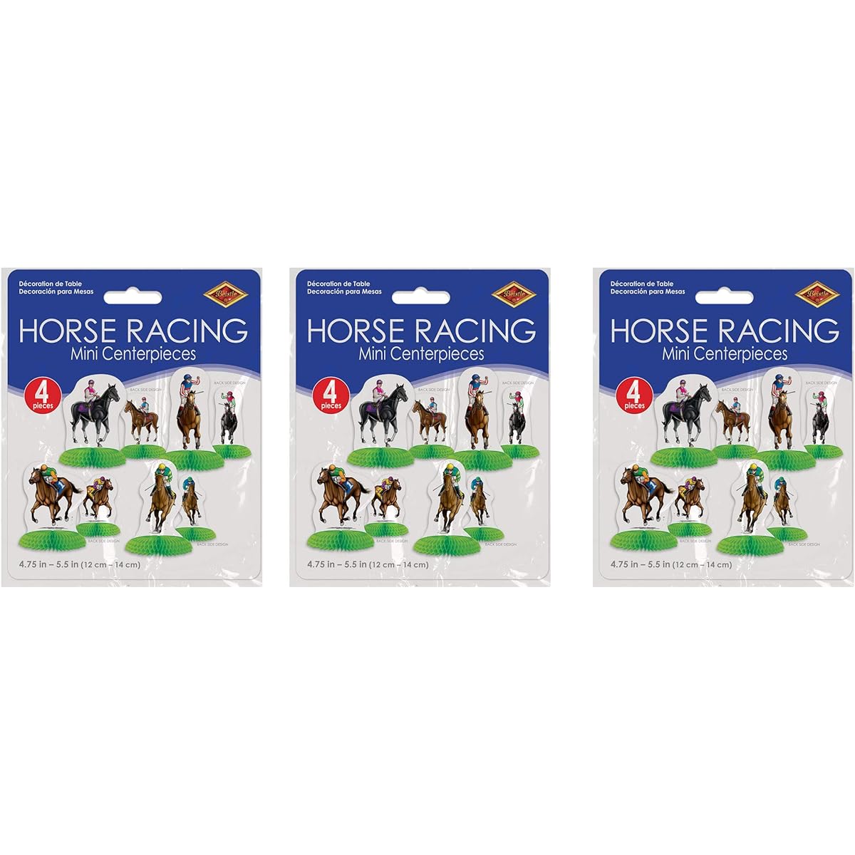Horse Racing Mini Centerpieces 12 Piece Derby Day Decorations Sports Party Supplies