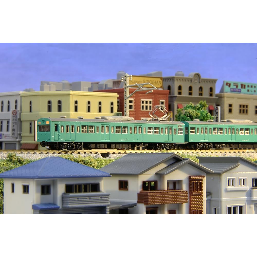 Rokuhan Z Gauge T022-9 JNR 103 Series Emerald Green Joban Line Type 4-Car Basic Set