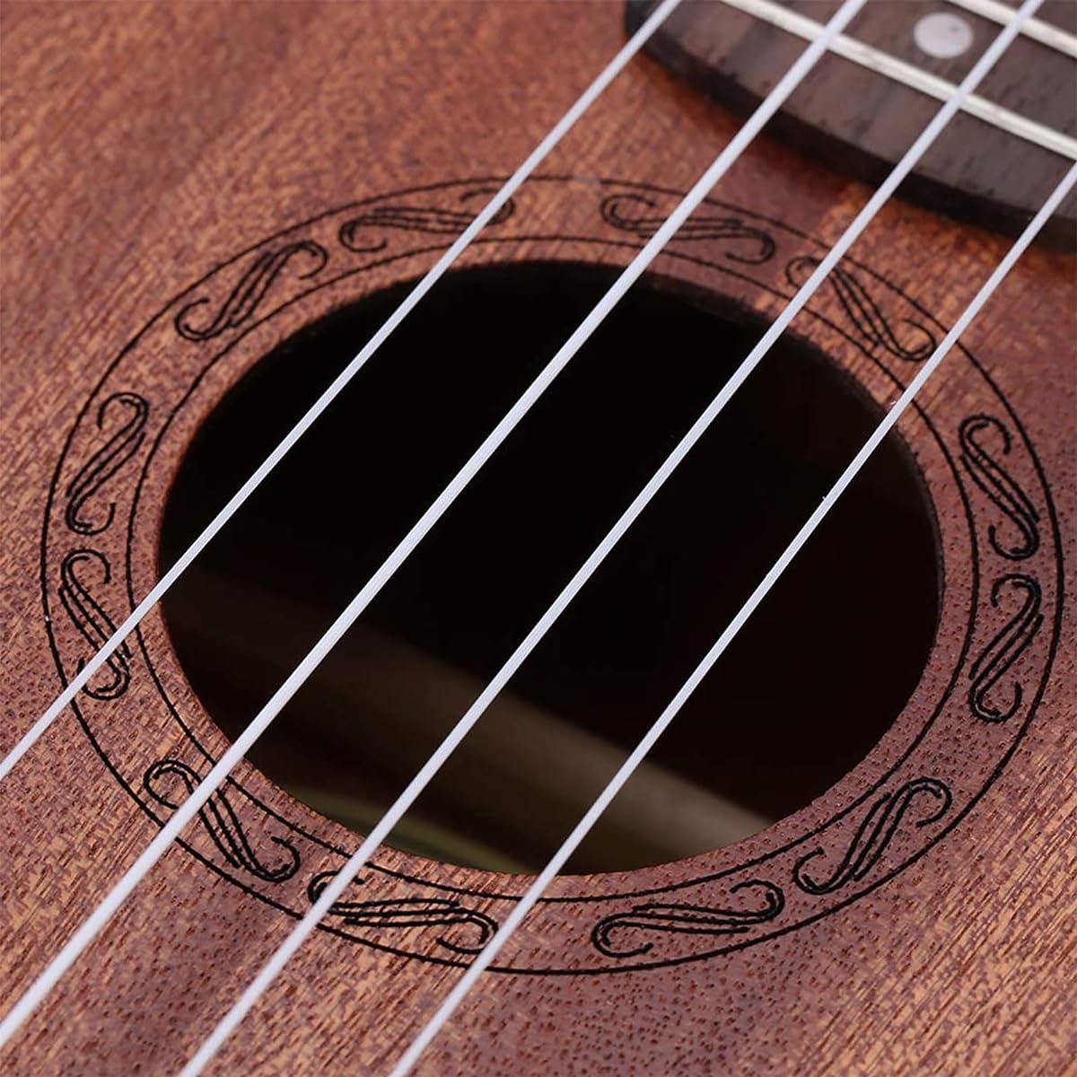 Ukulele 21" Pineapple Shape Soprano Ukulele Sapele Ukulele Matte