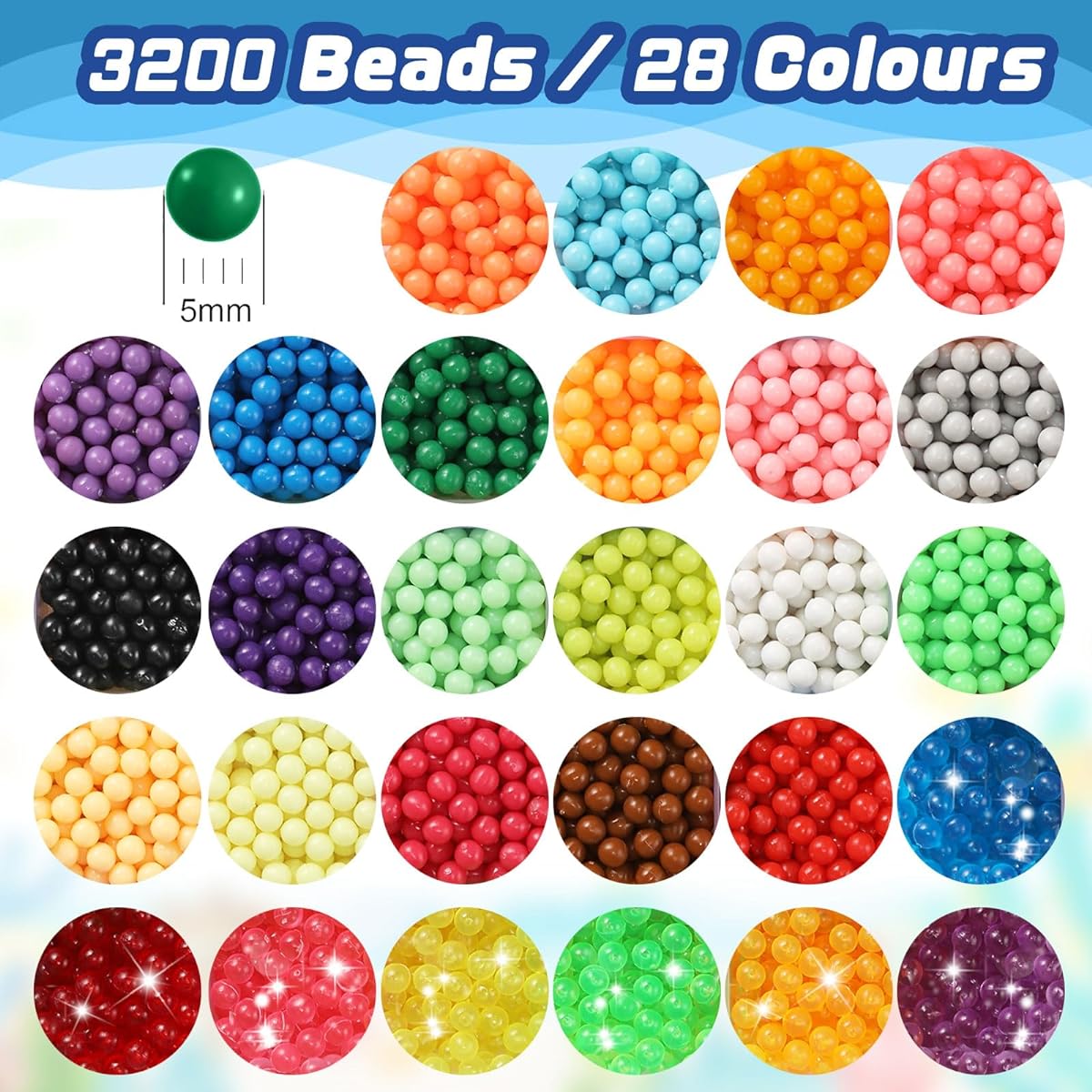 Fuse beads, no ironing required, for children