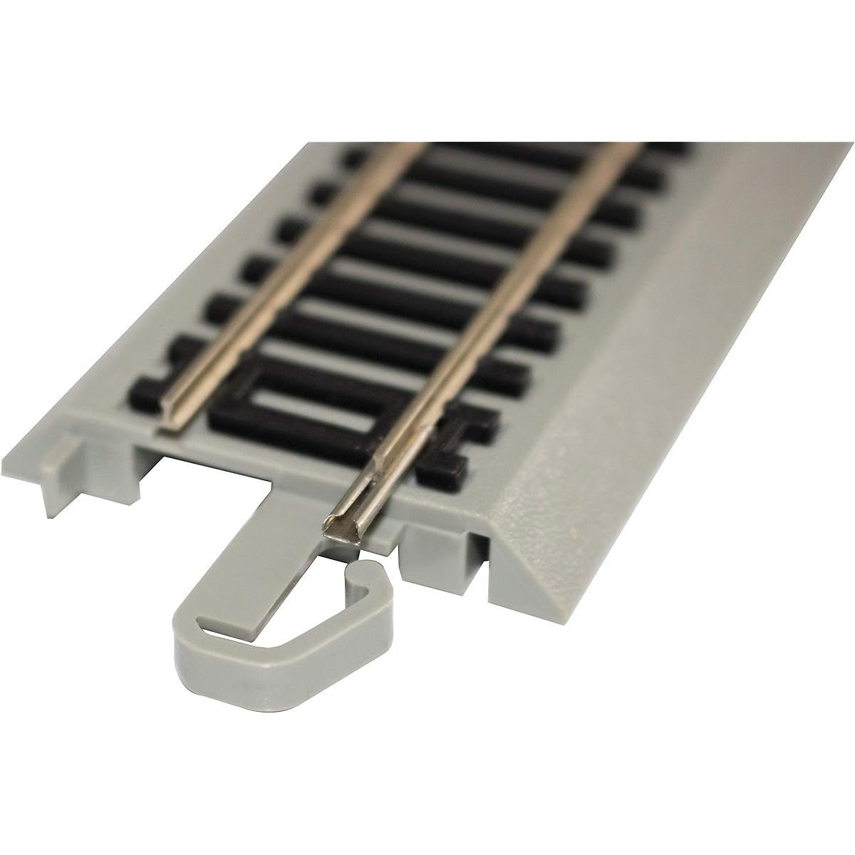 Bachmann Trains - Snap-Fit E-Z Track® Flashing LED Bumpers - Nickel Silver Rails, Gray Roadbed - HO Scale, Medium