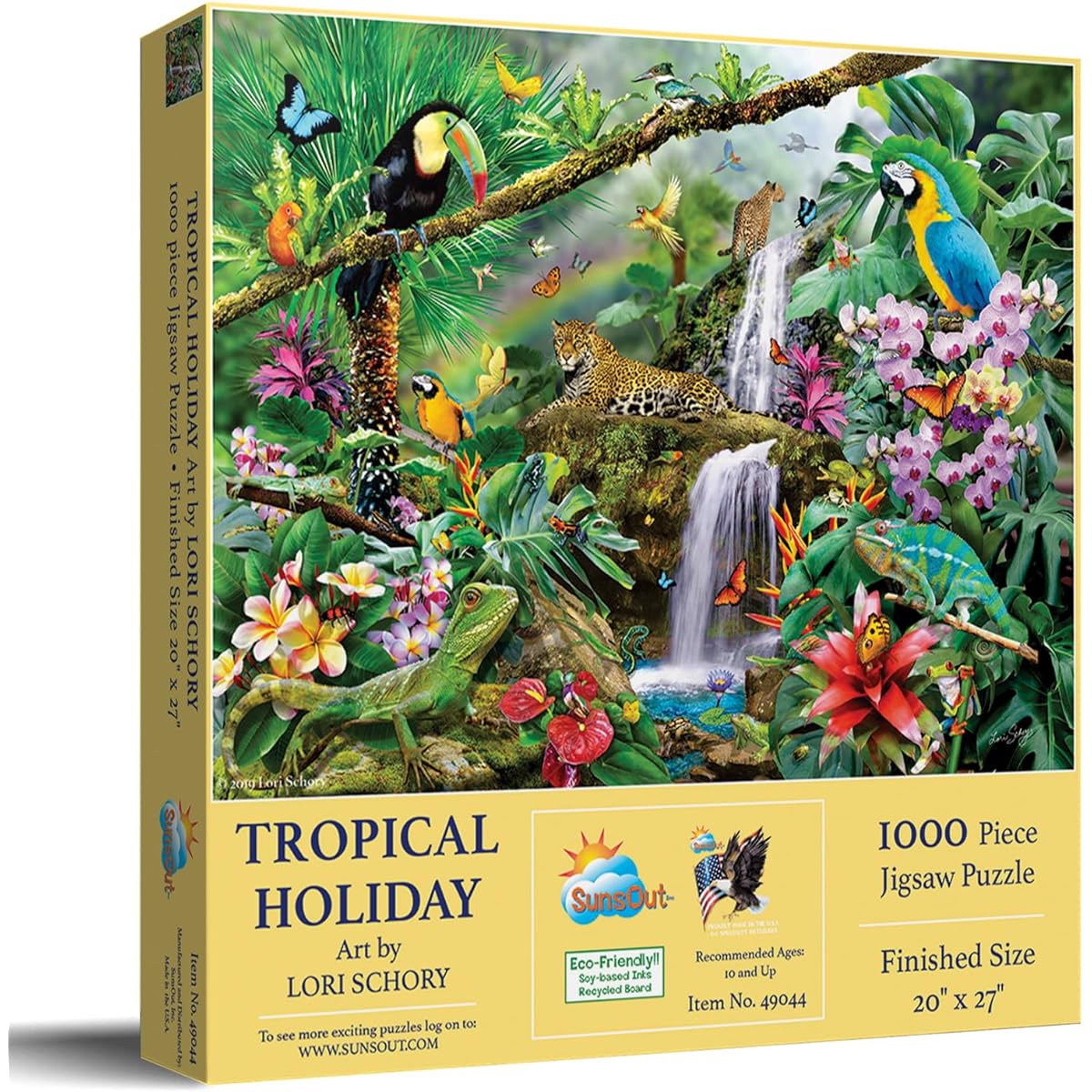 SUNSOUT INC Tropical Holiday 1000 Piece Jigsaw Puzzle