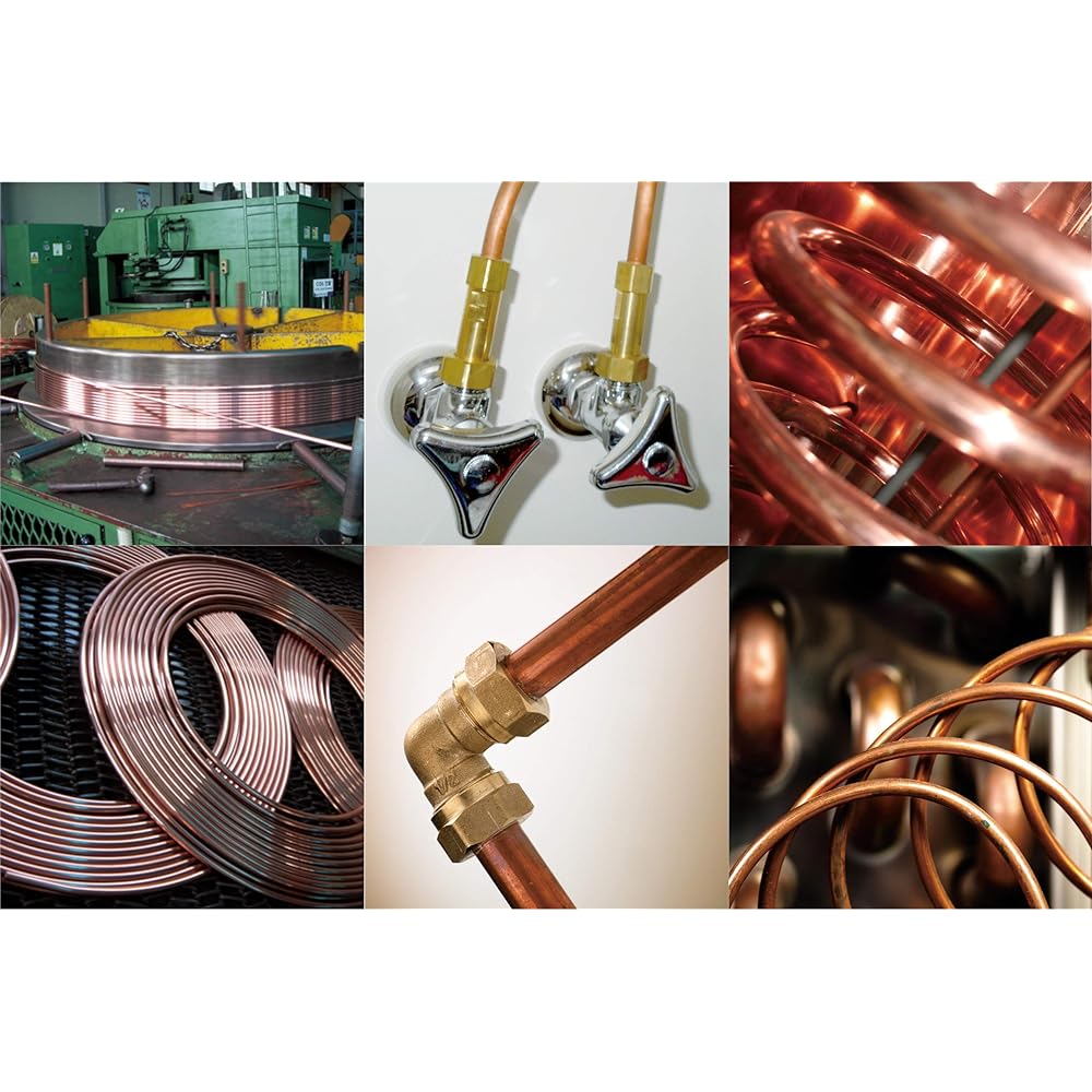 Flobal Annealed Copper Tube Coiled Copper Tube-9.53X0.8X10M