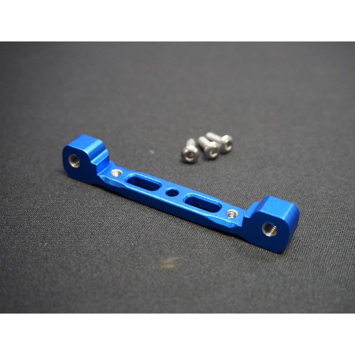 Aluminum Front Upper Arms Rear Bulk Mount for ARRMA Kraton Typhon Senton Talion - Blue
