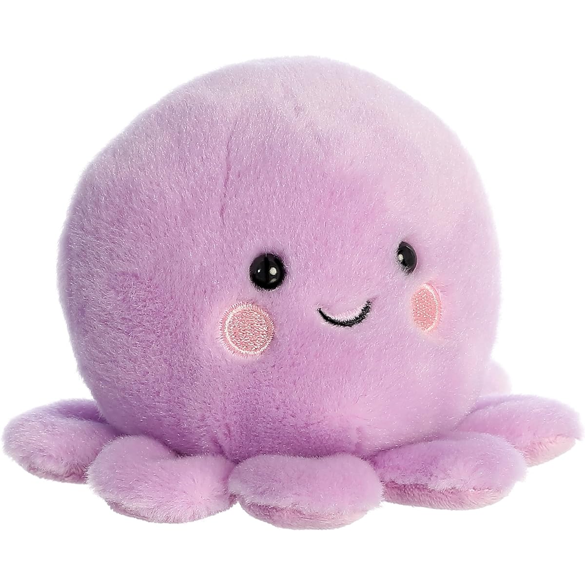 Aurora® Adorable Palm Pals™ Oliver Octopus™ Plush - Pocket-Sized Fun - Play on the Go - Purple 5"