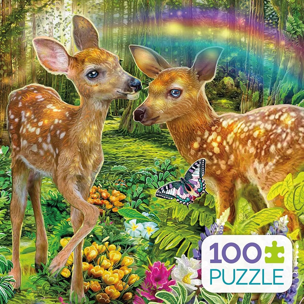 Ceaco - Deer Harmony - 100 Piece Jigsaw Puzzle