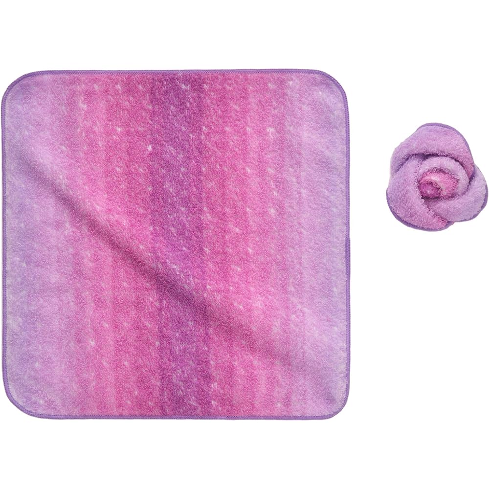 Nishikawa Imabari Towel Gift Handkerchief Towel 5 Pieces Towel Gift Present Box Rose Garden Made in Japan Colorful TT80500080M