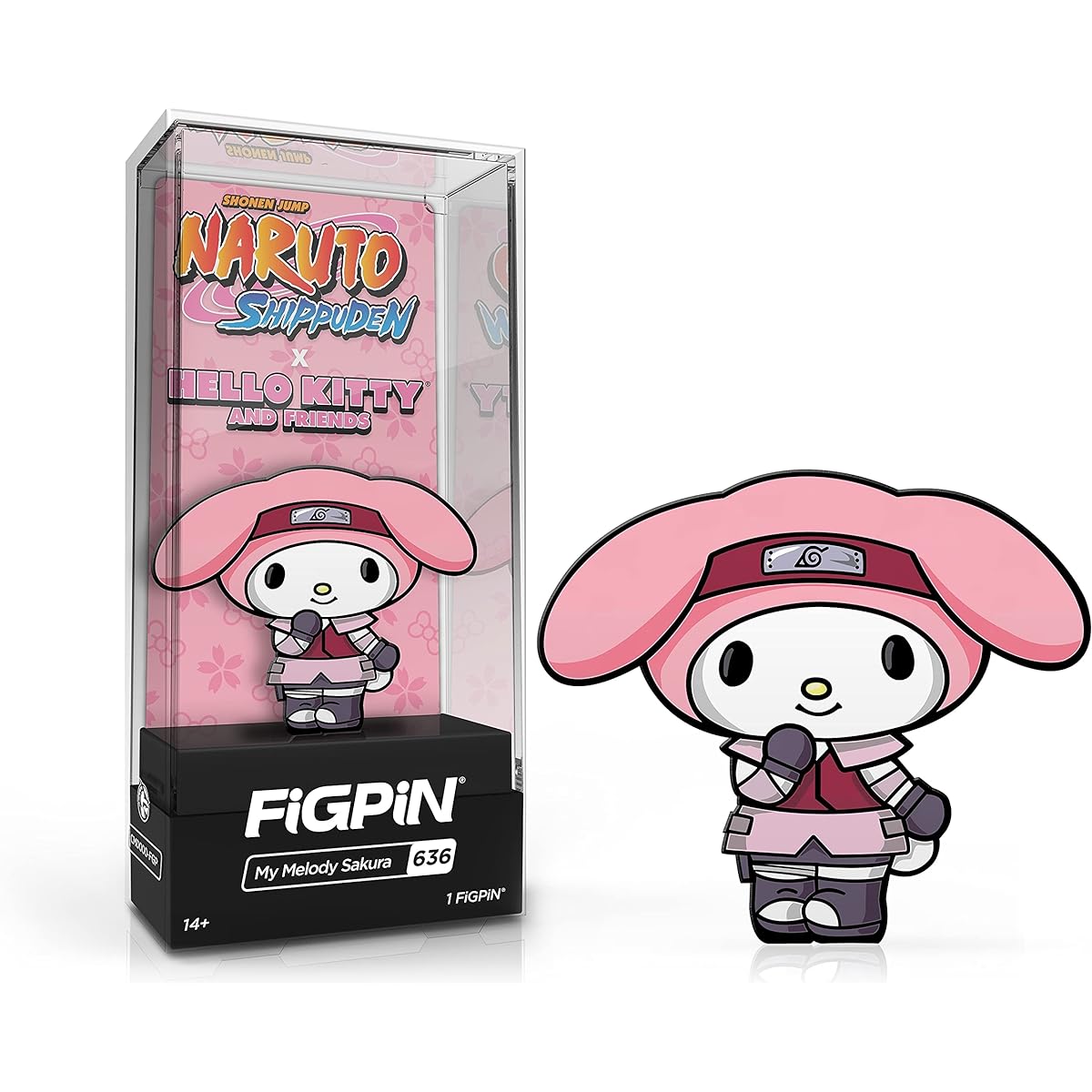 FiGPiN Classic My Melody Sakura #636 Naruto Shippuden × Hello Kitty and Friends