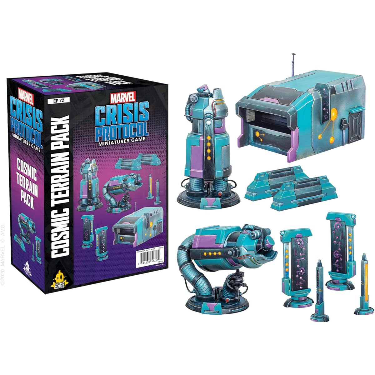 Marvel: Crisis Protocol: Space Terrain Pack.