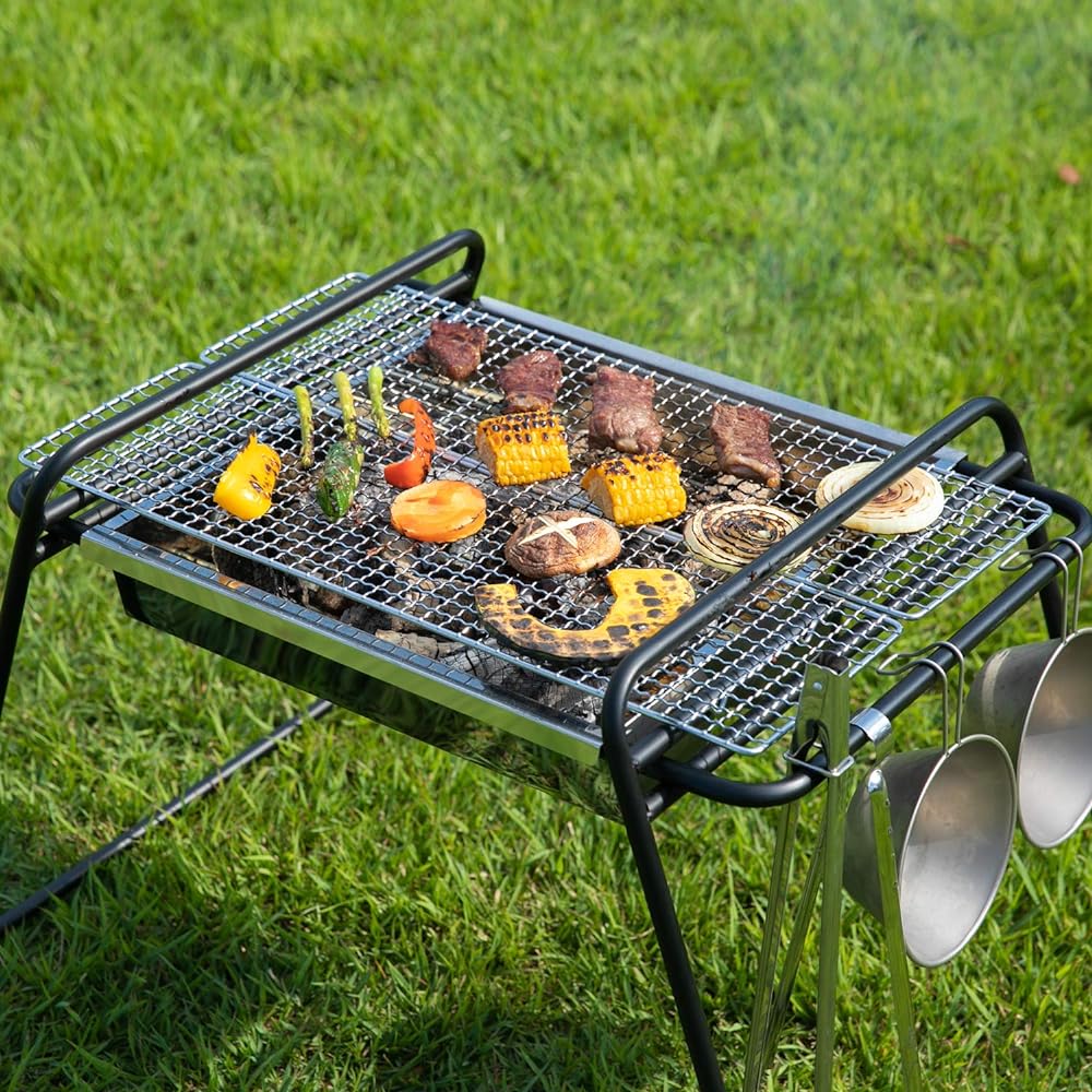 BUNDOK Bonfire Stand VERSA BD-494 Stand Barbecue Stove