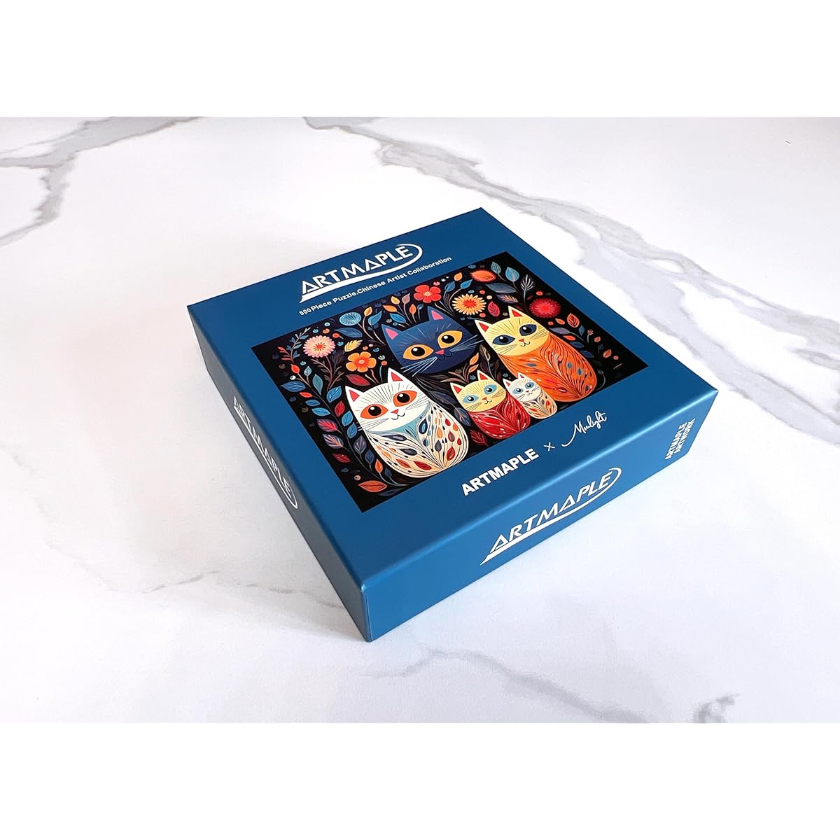 Artmaple Jigsaw Puzzle for Adults - Challenging Puzzle, Perfect for Game Night (Cat Family)