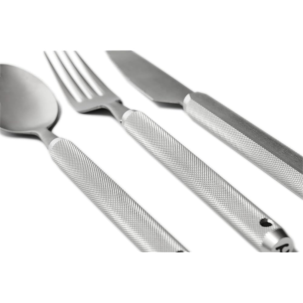 TOKYO CRAFTS Professional Series Cutlery Set, Made in Japan, Rust-resistant, Anodized, Silver