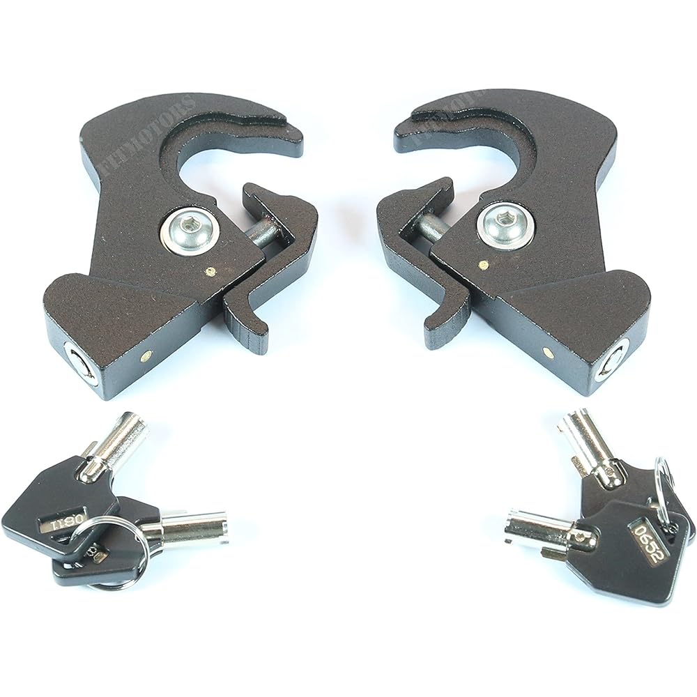 Lock Removable Rotary Docking Latch for Harley Davidson Sissy Bar Luggage Rack