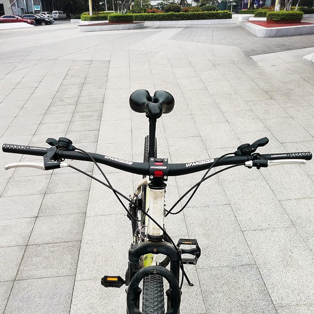 UPANBIKE 31.8mm MTB Handlebar Mountain Bike Bicycle Extra Long Handlebar 780mm Riser Bar (780mm, Black)
