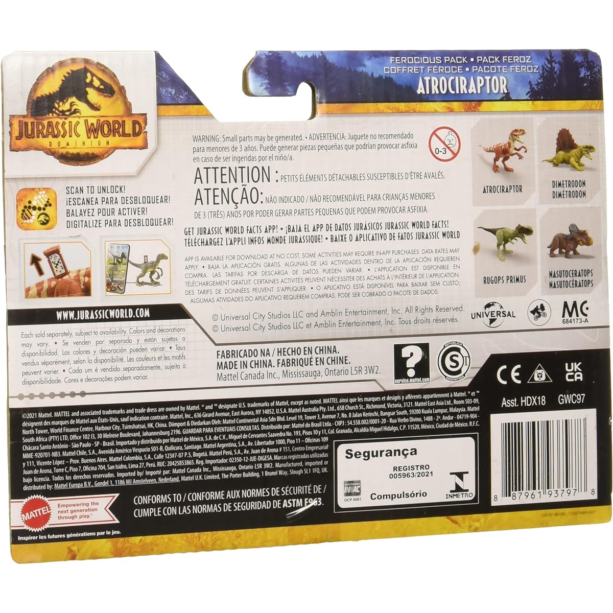 Jurassic World Jurassic World Dominion Atrociraptor