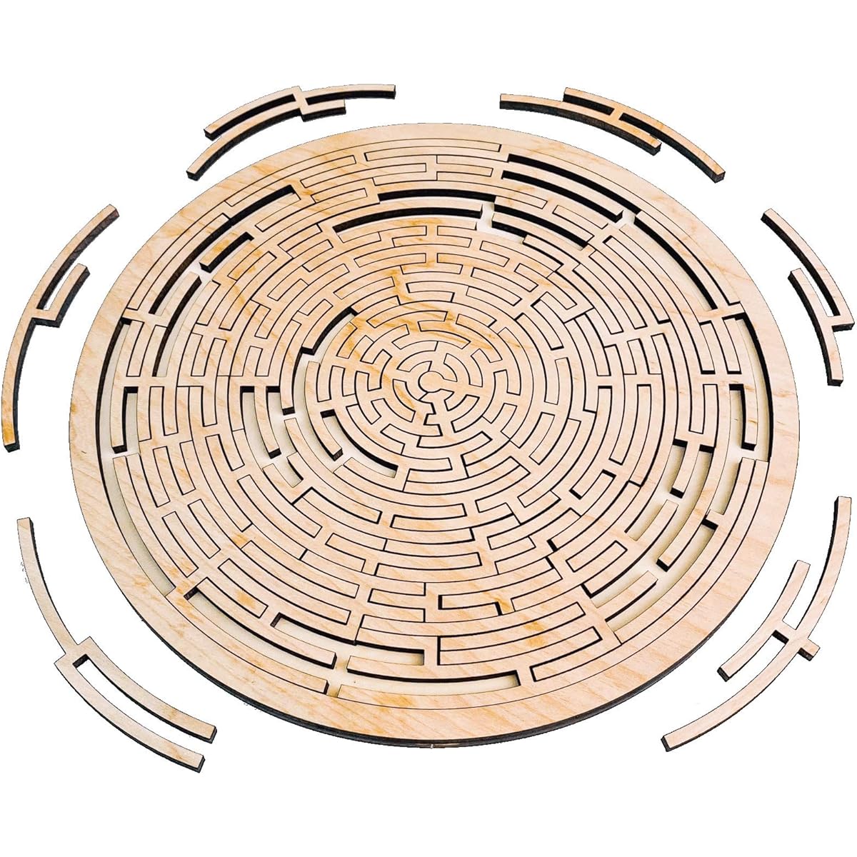 Torched Mind-Bending Continuum Wooden Jigsaw Puzzle Challenging Hard Tough Puzzle for Adults 100 Pieces 11.3" x 11.3"