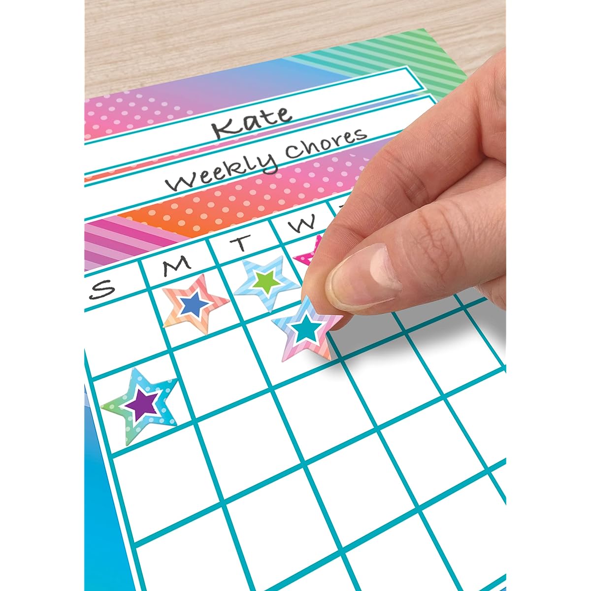 Colorful Vibes Stars Mini Sticker