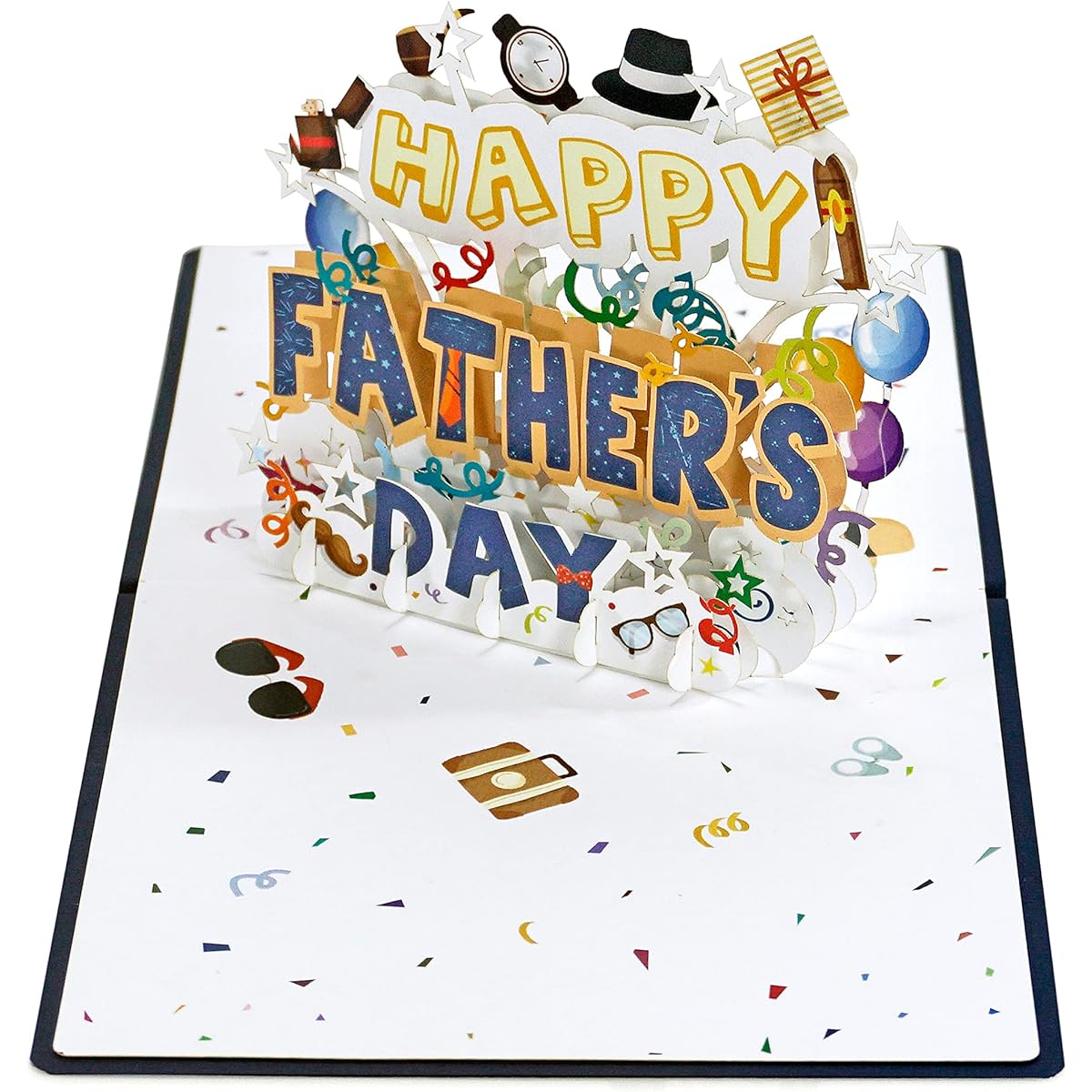 CUTPOPUP Happy Father's Day Card Pop-up Birthday 3D Greeting Card (Happy Father's Day US8-31US1515