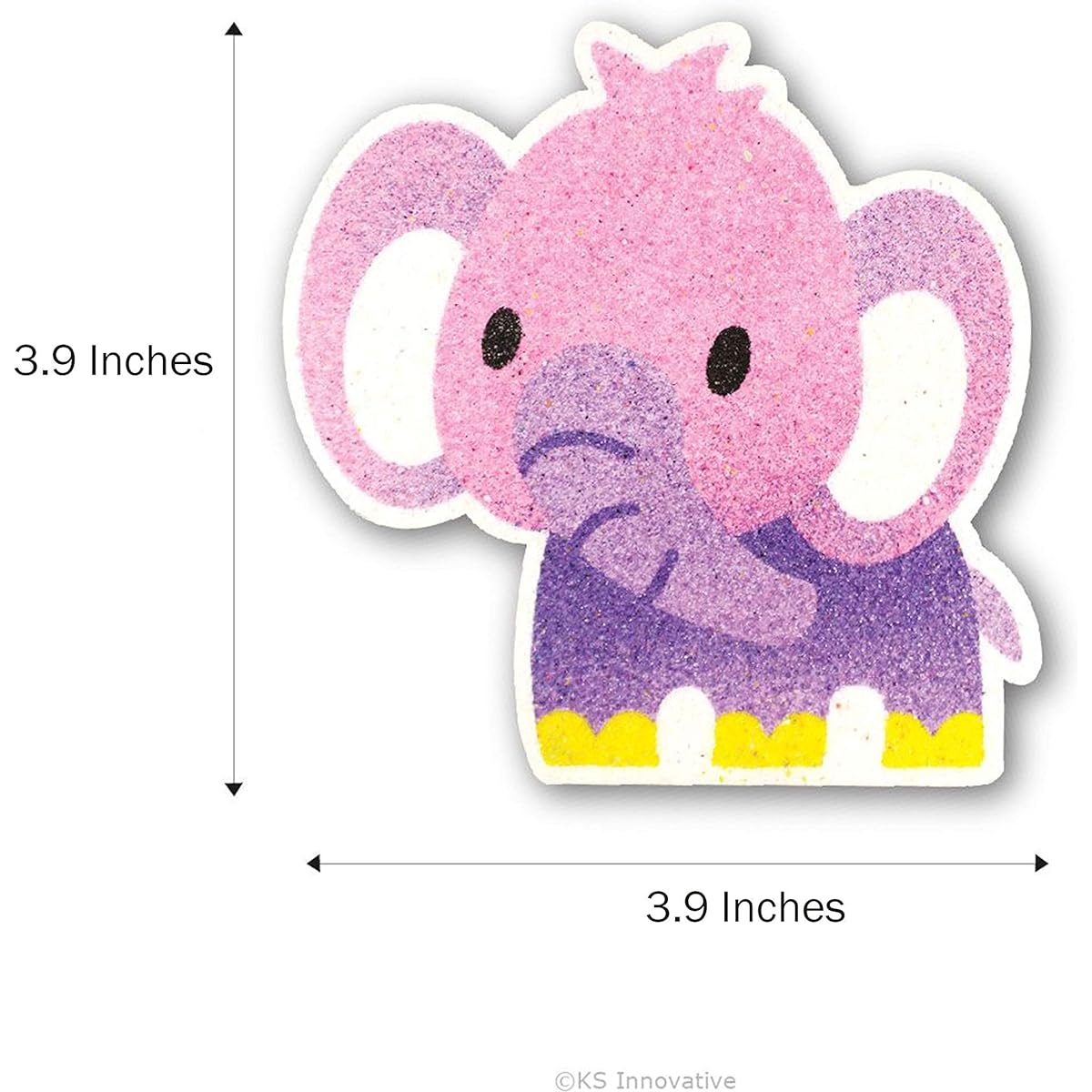 VHALE Sand Art Kit for Kids, 5 Sets Magnetic Color Sand Art Stickers with Photo Board and Scratch-Free Magnets, DIY Fun Craft Projects, Classroom Arts and Crafts, Travel Toys, Party Favors (Animals)