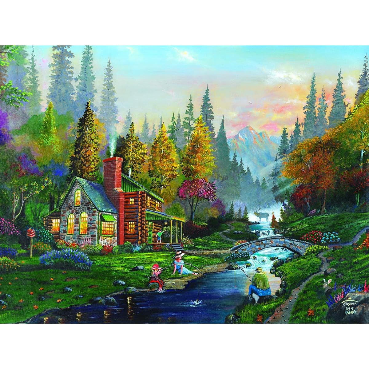 SUNSOUT INC Weekend Getaway 300 Piece Jigsaw Puzzle