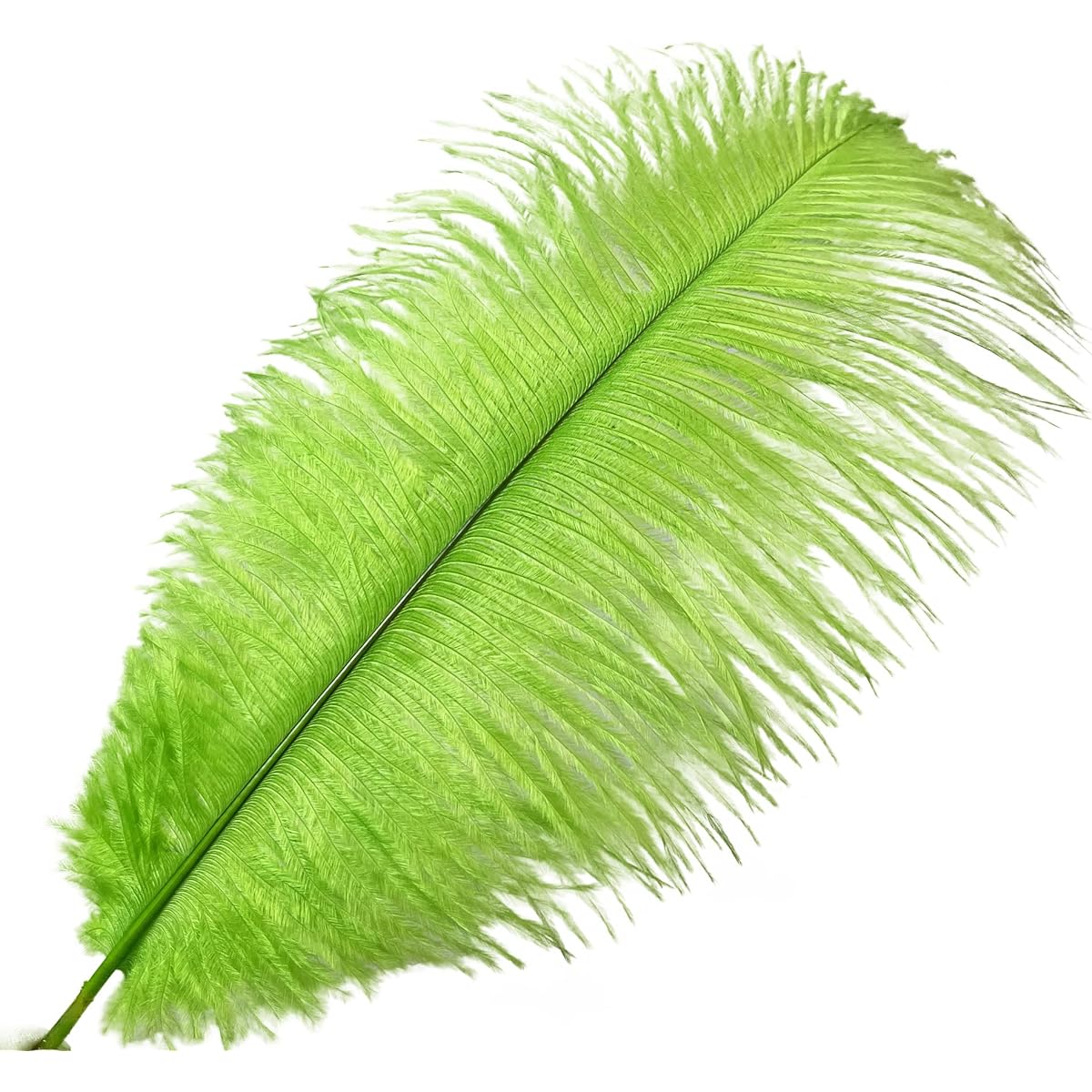 10 Pieces Green Ostrich Feather Centerpieces 12-14 inches for Wedding Home Party Decoration, DIY Crafts-Green