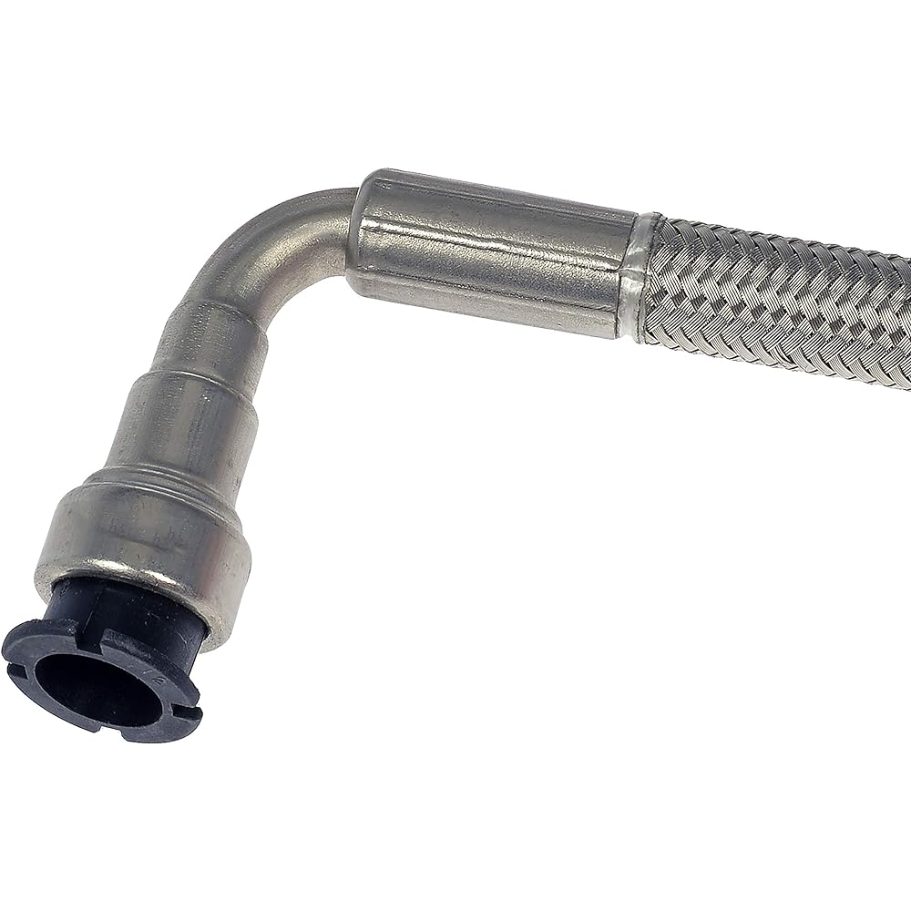 Dorman 819-875 Front Flexible Stainless Steel Braided Fuel Line Compatible with Chevrolet/GMC Models (OE FIX)