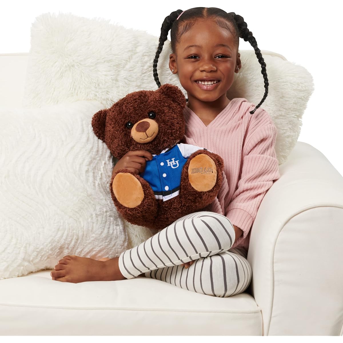 HBCyoU Hampton 10" Perfect Letterman Teddy Bear Graduation Gift Plush Toy for Ages 3+