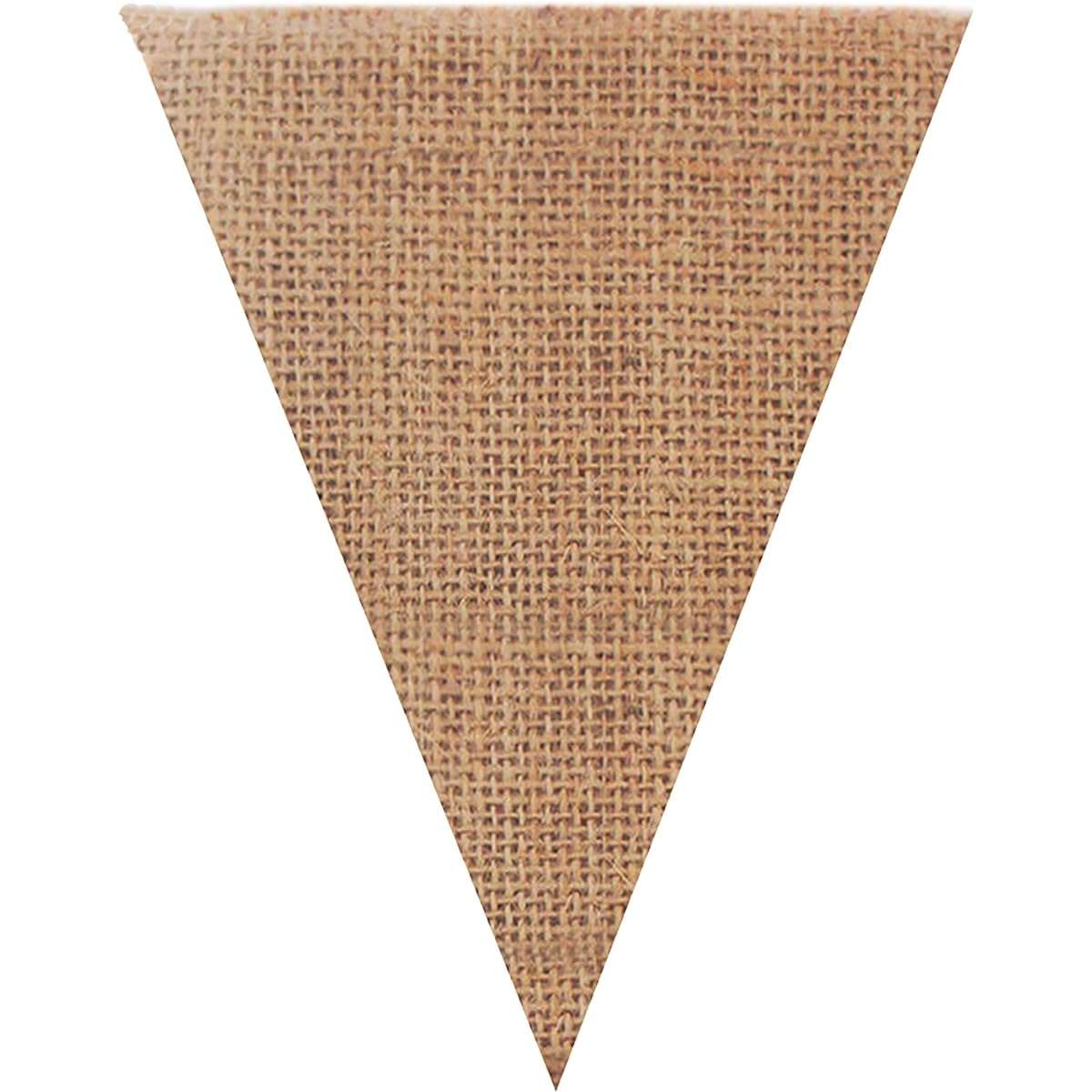 Darice Large Pennant Triangle Burlap Party Banner