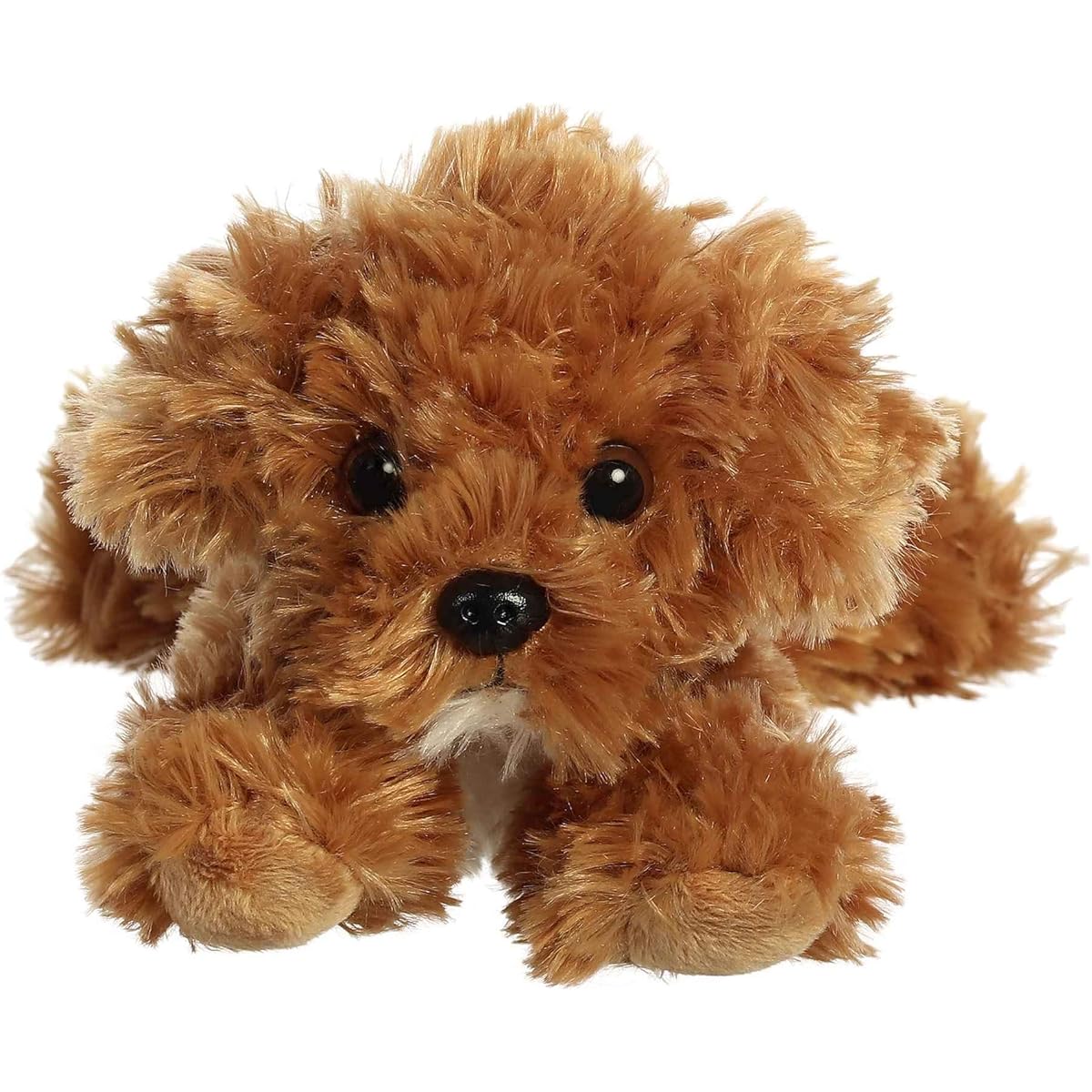 Aurora® Adorable Mini Flopsy™ Chai Cockapoo™ Plush - Playful and Easy - Timeless Companion - Brown 8-Inch