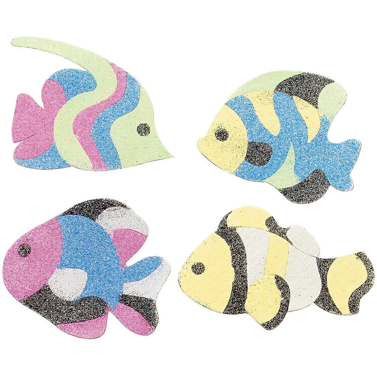 Fish Sand Art Magnet Craft Kit - Crafts for Kids Fun Home Activities