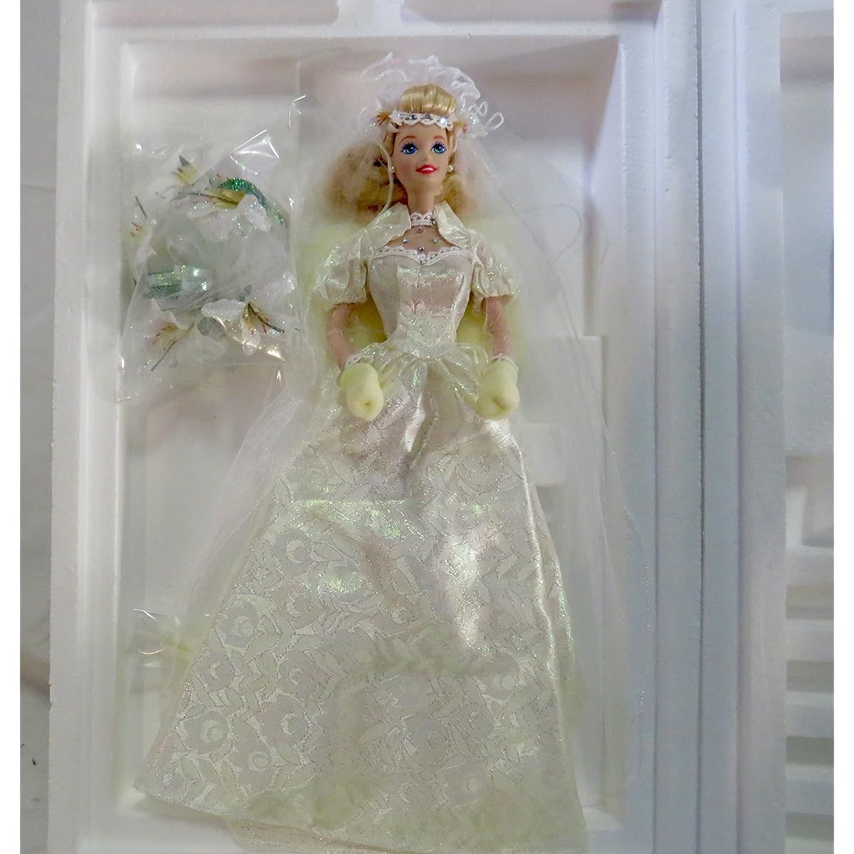 Star Lily Bride BARBIE Porcelain Doll Limited Edition (1994) by Mattel