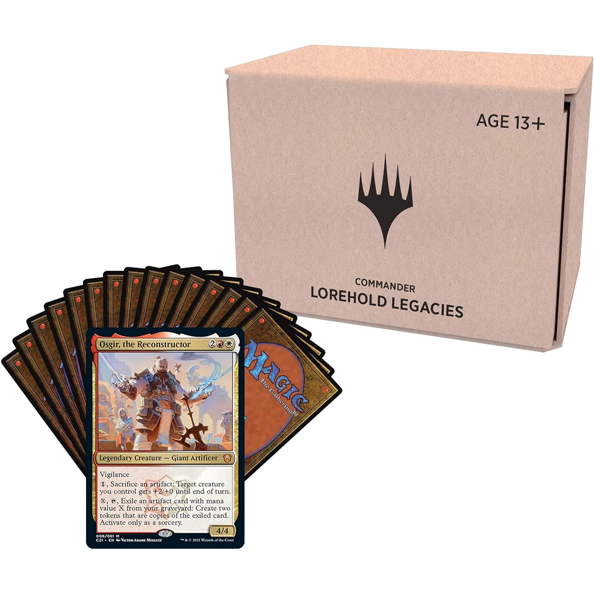Magic the Gathering Strixhaven Commander Deck - Lorehold Legacies (Red/White) | Minimal Package Version