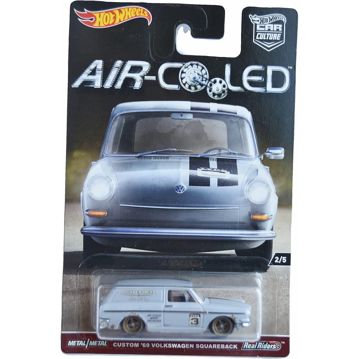 Hot Wheels Custom '69 Volkswagen Squareback Air-Cooled