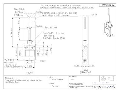 OMRON Small Limit Switch D4CC-4060