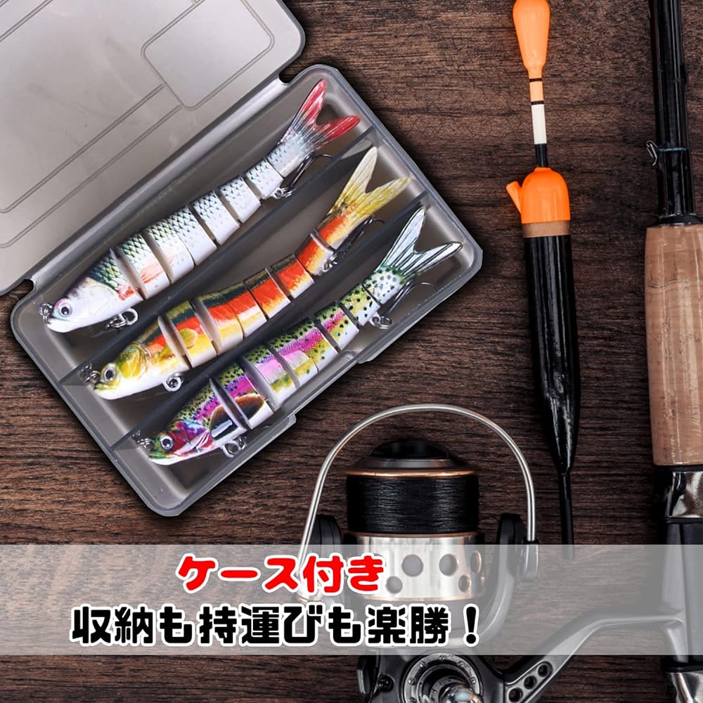 Atibin Trout Bass Fishing Joint Bait Seabass Fishing Joint Plug Jigging Lure Blue Fish Big Bait Bass Bait Bass Plug Freshwater Set